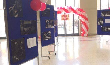 Con una exposición fotográfica promovió hoy la Escuela de Obstetricia y Puericultura la “semana mundial del parto respetado” 2018